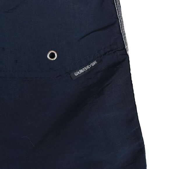 Vintage QUIKSILVER Board Shorts Eddie Aikau Waimea Bay Black Surfing Sz 40 USA - Picture 6 of 11